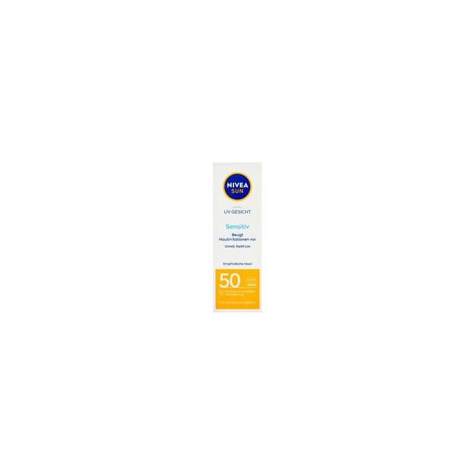 Nivea Sensitive SPF 50 Sun Allergy Protection - Skin cream for tanning for sensitive skin 50 ml