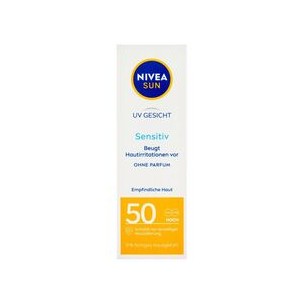 Nivea Sensitive SPF 50 Sun Allergy Protection - Skin cream for tanning for sensitive skin 50 ml