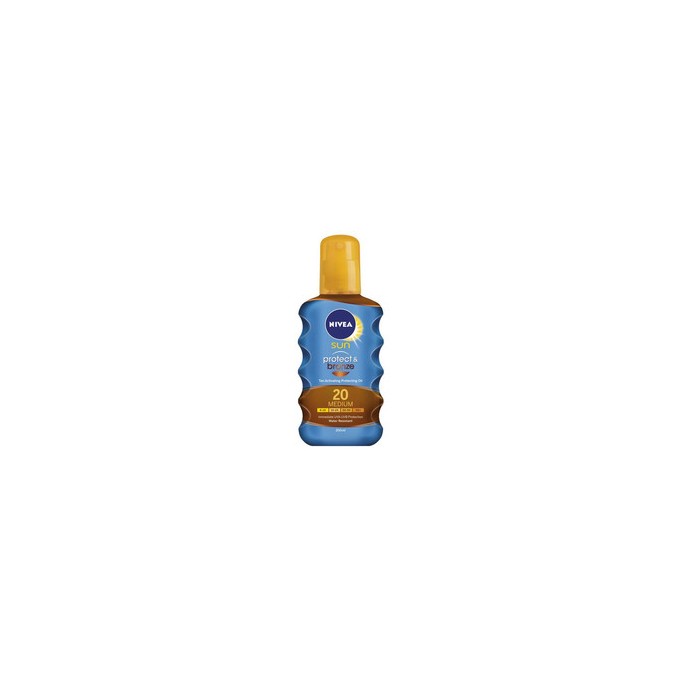 Nivea Sun Protect & Bronze Oil SPF 20 200 ml