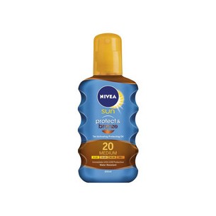 Nivea Sun Protect & Bronze Oil SPF 20 200 ml