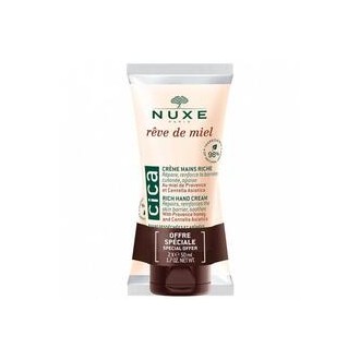 Nuxe Reve De Miel Cica Rich Hand Cream Set - rankų kremų rinkinys
