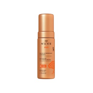 Nuxe Sun Moisturizing Self-Tanning Mousse - drėkinančios savaiminio įdegio putos, 150 ml