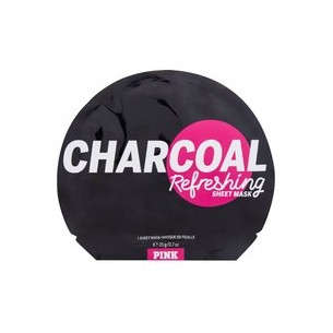Pink Charcoal Refreshing Sheet Mask - Facial mask 1 vnt.