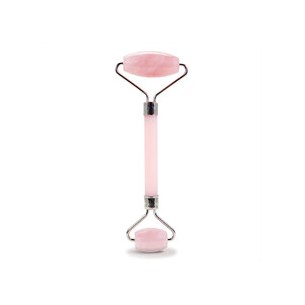 PlumBeauty Rose Quartz Facial Roller - veido kontūro volelis, rožinis
