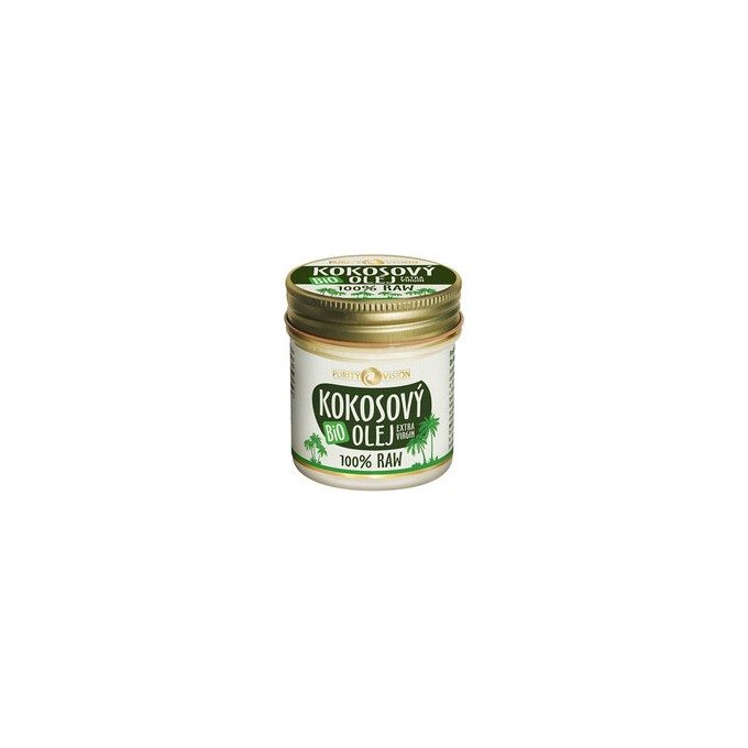 Purity Vision 100% Raw Organic Coconut Oil 120 ml