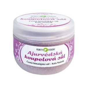 Purity Vision Kala Namak - Ayurvedic bath salt and black Himalayan salt 500 g