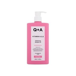 Q+A Vitamin A.C.E Cleansing Shower Oil - Soothing, rejuvenating and cleansing shower oil 250 ml
