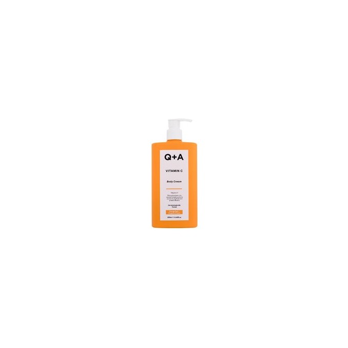 Q+A Vitamin C Body Cream - Hydrating, nourishing and protective body cream 250 ml