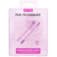 Real Techniques Eye Reusable Eye Shields + Swabs - aplikatoriusy 1 vnt.