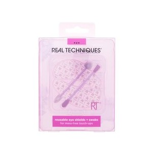 Real Techniques Eye Reusable Eye Shields + Swabs - aplikatoriusy 1 vnt.