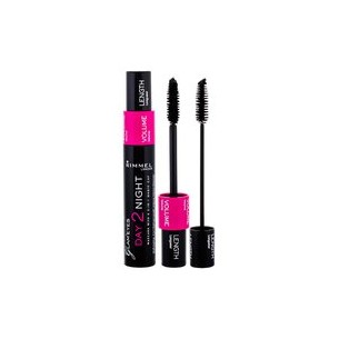 Rimmel Day 2 Night Mascara - Double mascara for extension and volume of lashes 9 ml 001 Black