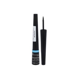Rimmel Exaggerate Waterproof Eye Liner - 2.5 ml 003 Black