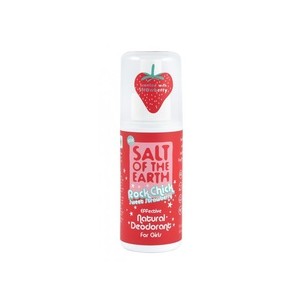 Salt-Of-The-Earth Natural dezodorantas Spray Rock Chick Sweet Strawberry ( Natura l dezodorantas)
