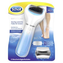 Scholl Velvet Smooth - Electric foot file and medium-rough rotary head