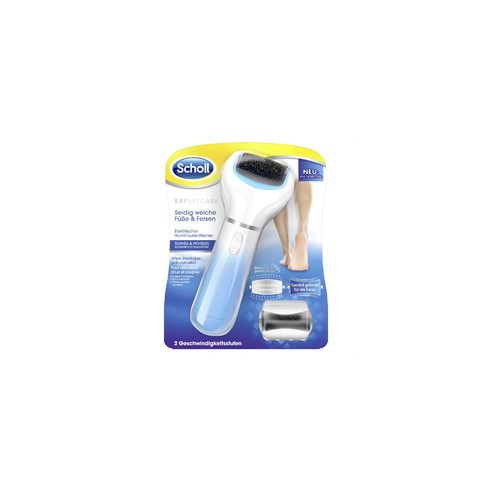Scholl Velvet Smooth - Electric foot file and medium-rough rotary head