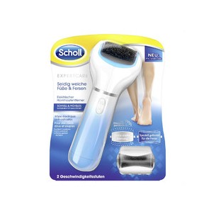 Scholl Velvet Smooth - Electric foot file and medium-rough rotary head