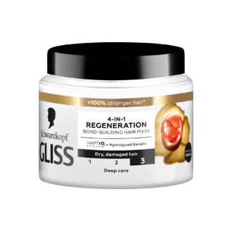 Schwarzkopf Professional Gliss Regeneration 4-in-1 Hair Mask - Regenerační maska pro suché a