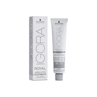 Schwarzkopf Professional Igora Royal SilverWhite Permanent White Refining Color Creme - Pusiau