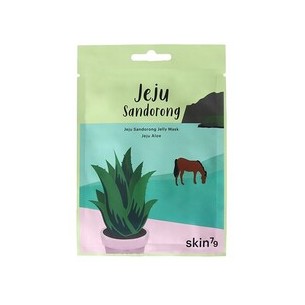 skin79 Jeju Sandorong Jelly Mask - Raminanti medžiaginė kaukė su alavijais