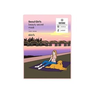 skin79 Seoul Girl`s Beauty Secret Mask Soothing Mask - Raminanti lakštinė veido kaukė, 20 g