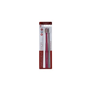 Swissdent Toothbrush Whitening Trio Soft 2 + 1 FREE (white + pink + gray)