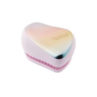Tangle Teezer Pearlescent Matte Chrome Compact Styler - Professional hair brush