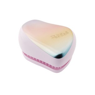 Tangle Teezer Pearlescent Matte Chrome Compact Styler - Professional hair brush