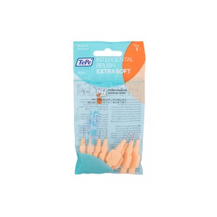 TePe Interdental Brush Extra Soft (0.45 mm orange 8 pcs) - Very fine interdental brushes 8 pcs