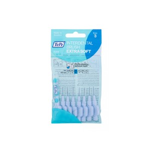 TePe Interdental Brush Extra Soft (0.6 mm blue 8 pcs) - Very fine interdental brushes 8 pcs
