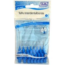 TePe Interdental Brush Normal (0,6 mm blue 8 pcs) - interdental toothbrushes