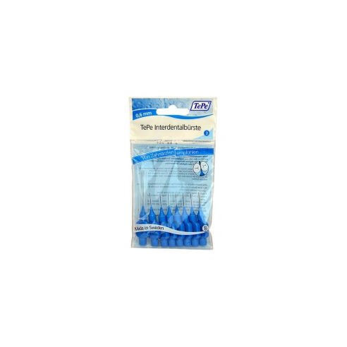 TePe Interdental Brush Normal (0,6 mm blue 8 pcs) - interdental toothbrushes