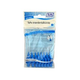 TePe Interdental Brush Normal (0,6 mm blue 8 pcs) - interdental toothbrushes