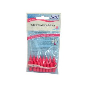 TePe Interdental Brush Normal (0.4 mm pink 8 pcs) - interdental toothbrushes