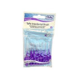 TePe Interdental Brush Normal (1.1 mm purple 8 pcs) - interdental toothbrushes