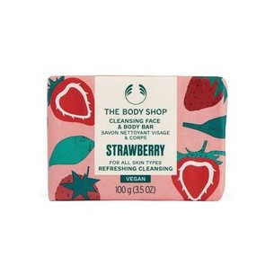 The Body Shop Strawberry Cleansing Face & Body Bar 100 g