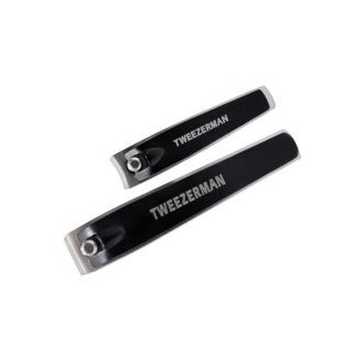 Tweezerman Stainless Steel Nail Clipper Set - Set 2 on nails and toes