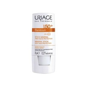 Uriage Bariésun Mineral Stick Very High Protection SPF50+ - mineralinis pieštukas nuo saulės, 8 ml