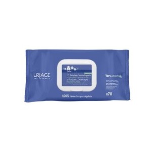 Uriage Bébé 1st Cleansing Water Wipes - valymo servetėlės kūdikiams, 70 vnt.