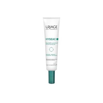 Uriage Hyséac SOS Drying Gel - Sausinantis gelis mišriai ir riebiai odai su spuogais, 15 ml