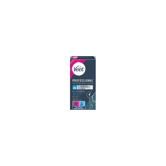 Veet Professional Cold wax strips for sensitive skin 40 pcs