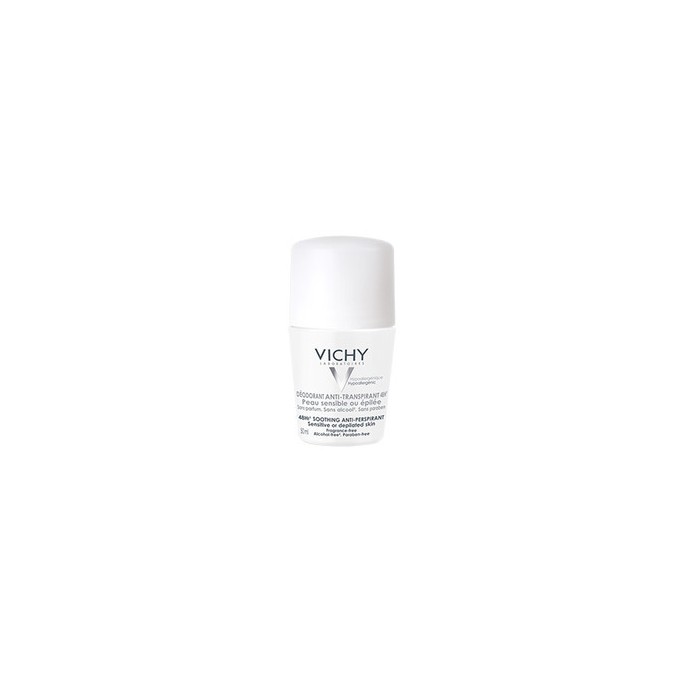 Vichy Antiperspirant dezodorantas-48h roll-on for sensitive or depilated skin (Soothing