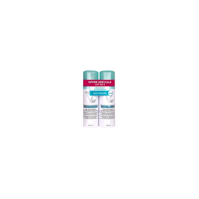 Vichy dezodorantas Anti-Transpirant 48h ( 2 vnt. ) - Alcohol-free dezodorantas spray with a 48-hour