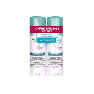 Vichy dezodorantas Anti-Transpirant 48h ( 2 vnt. ) - Alcohol-free dezodorantas spray with a 48-hour