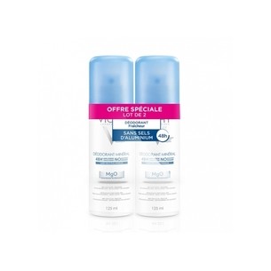 Vichy dezodorantas Mineral ( 2 vnt. ) - Mineral dezodorantas spray 48H 125 ml