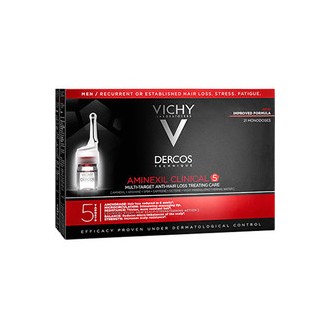 Vichy Dercos Aminexil Clinical 5 - Multi-purpose anti-hair loss treatment for men 21 vnt.