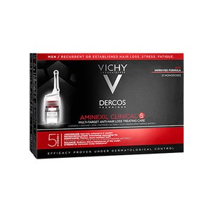 Vichy Dercos Aminexil Clinical 5 - Multi-purpose anti-hair loss treatment for men 21 vnt.