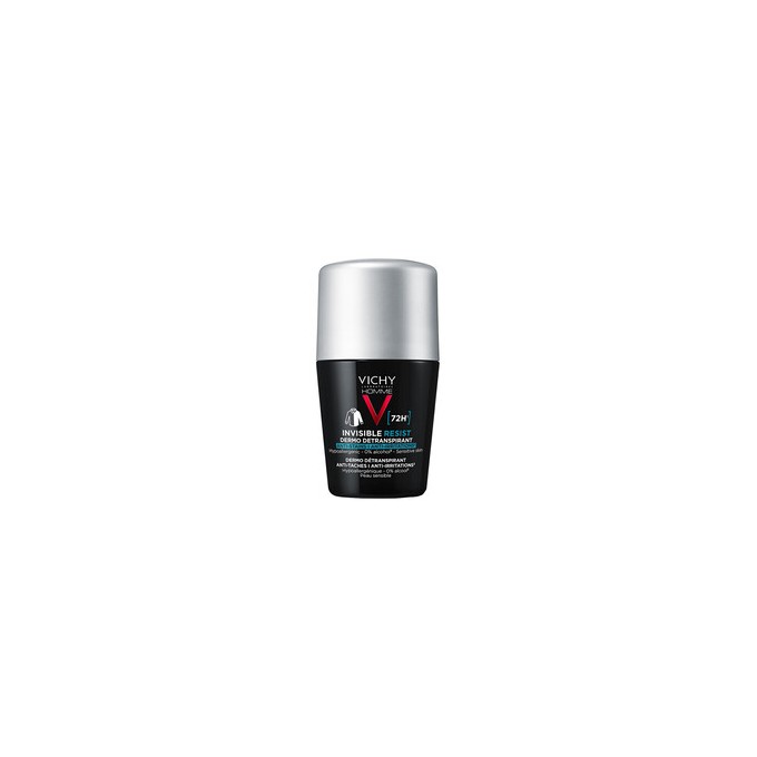 Vichy Homme Invisible Resist 72H Dermo Detranspirant - Kuličkový detranspirant 50 ml