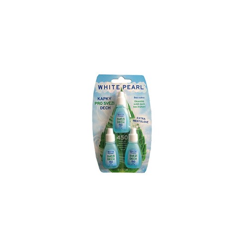 VitalCare White Pearl (3 vnt.) - Drops for fresh breath 3.7 ml