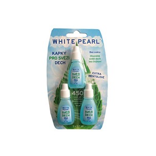 VitalCare White Pearl (3 vnt.) - Drops for fresh breath 3.7 ml
