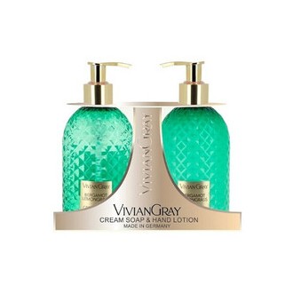 Vivian Gray Bergamot & Lemongrass Cream Soap & Hand Lotion Set